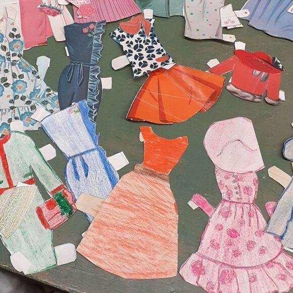 VINTAGE 1962 Annette, Ken, and Ken Jr. PAPER DOLLS~outfits - Picture 12 of 15